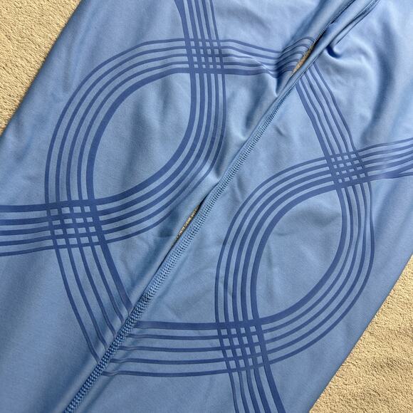 Elegant Light Blue Women's Leggings - Picture 8 of 16